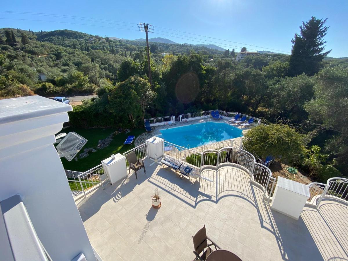 Jalna Apartments By Air Vitesse - Stunning Sea & Mountain Views With Pool - Kassiopi Exterior foto